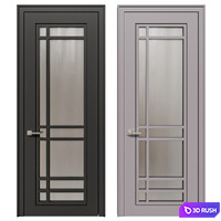 Interior Doors MOSAIC-10 3D Model Corona