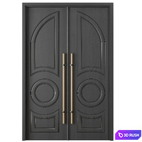Entrance door set47 3D Model Vray, Corona