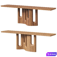 Kooku Design Delcourt Nin console 3D Model Vray, Corona