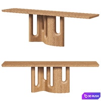 Kooku Design Delcourt Nin console 3D Model Vray, Corona