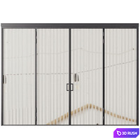 Entrance door set58 3D Model Vray, Corona