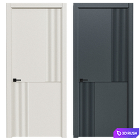Interior Doors 249 3D Model Vray, Corona