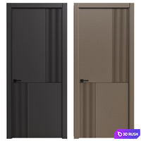 Interior Doors 249 3D Model Vray, Corona