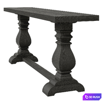Arhaus Kensington console 3D Model Vray, Corona