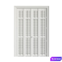 Shutters door 3D Model Corona