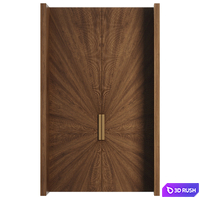 Entrance door set76 3D Model Vray, Corona