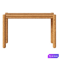 West Elm console Miles 3D Model Vray, Corona