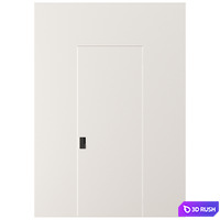 Concealed door 3D Model Vray, Corona