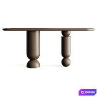 Ana Roque MOMA Console Table 3D Model Vray, Corona