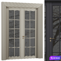 Entrance door set92 3D Model Vray, Corona
