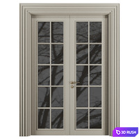 Entrance door set92 3D Model Vray, Corona