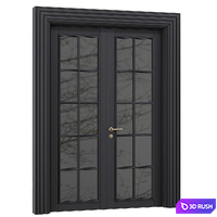 Entrance door set92 3D Model Vray, Corona