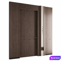 Modern Hotel Door 010 3D Model Vray, Corona