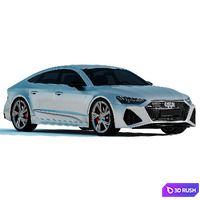Audi RS7 Performance 3D Model Corona