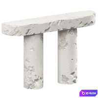 Console stone 1 3D Model Corona