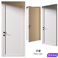 Interior door | 8 3D Model Vray, Corona