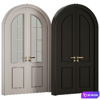 Entrance door set106 3D Model Vray, Corona