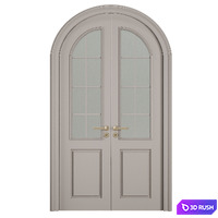 Entrance door set106 3D Model Vray, Corona