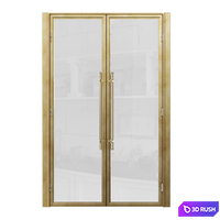 Amuneal's Frankford Bronze Door 3D Model Vray, Corona