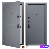 Entrance metal door Smart (Redfort) 3D Model Vray, Corona