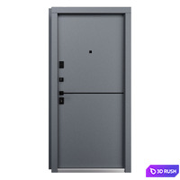 Entrance metal door Smart (Redfort) 3D Model Vray, Corona
