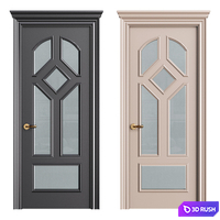 Modern entrance door 27 3D Model Corona