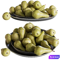 Pears set 2 3D Model Corona