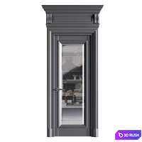 Modern entrance door 31 3D Model Corona