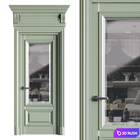 Modern entrance door 31 3D Model Corona