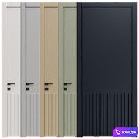Interior Doors #278 3D Model Vray, Corona