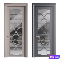 Modern entrance door 45 3D Model Corona