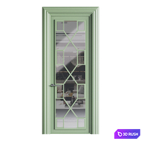 Modern entrance door 45 3D Model Corona