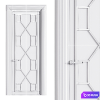 Modern entrance door 45 3D Model Corona