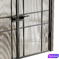 Glass Door 25 3D Model Corona