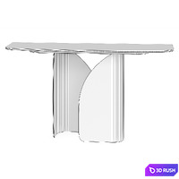 Calligaris Twins Console Table 3D Model Vray, Corona
