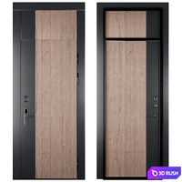 Entrance door staleks modern 19 3D Model Corona