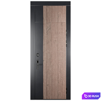 Entrance door staleks modern 19 3D Model Corona