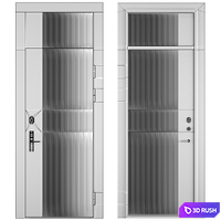 Entrance door staleks modern 19 3D Model Corona