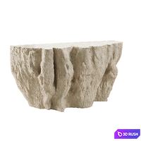 Palecek Camilla Fossilized Clam Console 3D Model Corona