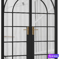 Entrance door set135 3D Model Vray, Corona