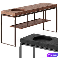 Aei by Giorgetti Console Table 3D Model Vray, Corona