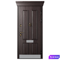 Entrance door staleks classic 6 3D Model Corona
