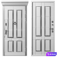 Entrance door staleks classic 6 3D Model Corona