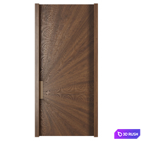 Entrance door set154 3D Model Vray, Corona