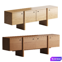 Otto Media Console 3D Model Corona