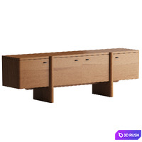 Otto Media Console 3D Model Corona