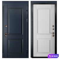 Entrance door staleks classic 16 3D Model Corona