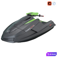 Hydrospace HSR Benelli S4 3D Model Vray, Corona