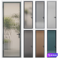 Interior doors #2 3D Model Vray, Corona