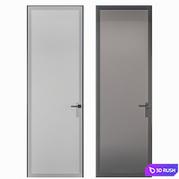 Interior doors #2 3D Model Vray, Corona
